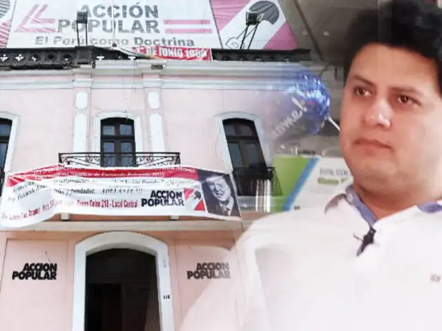 Julio Chávez se pronuncia por presunto  intento de fraude en elecciones de Acción Popular