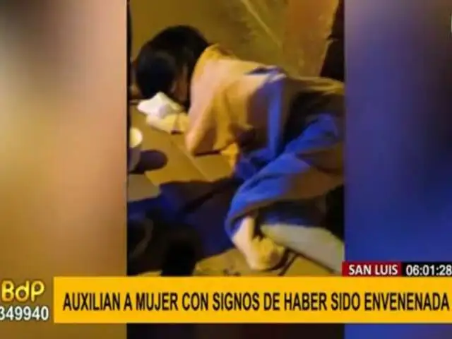 San Luis: mujer aparentemente envenenada fue auxiliada por vecinos