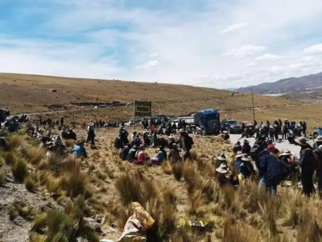 Protesta en Cusco: comuneros de Livitaca levantan paro en contra de minera Hudbay