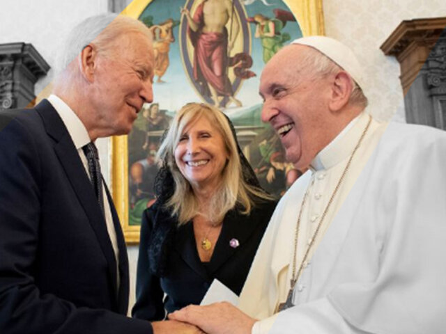 Joe Biden se reunió con el papa Francisco en Roma