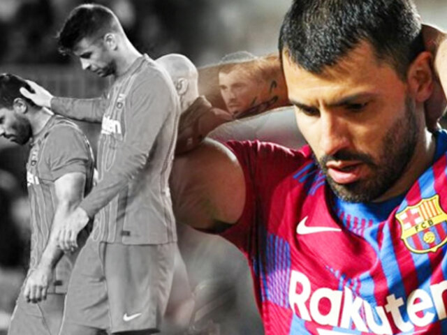 Sergio Agüero sufre arritmia cardíaca en pleno partido del Barcelona