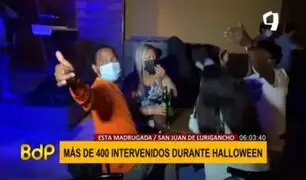 Fiestas Halloween en SJL: más de 400 personas intervenidas por incumplir restricciones