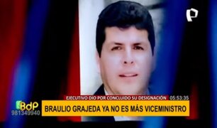 Braulio Grajeda: dirigente de Perú Libre fue removido de viceministerio de la PCM