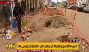 Callao: vecinos denuncian obras inconclusas desde hace un año