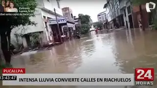 Pucallpa: intensas lluvias inundan la ciudad