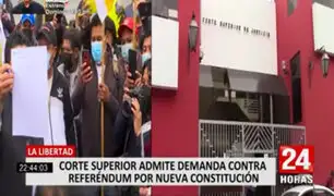 Trujillo: Corte de La Libertad admite demanda contra referéndum por nueva constitución