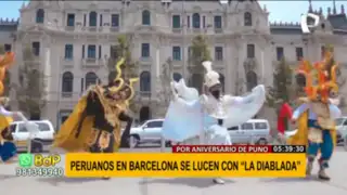 Por aniversario de Puno: peruanos se lucen bailando "La diablada"