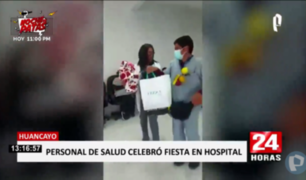 Con Santiago y Palpa: así celebran fiesta en hospital COVID-19 de Huancayo