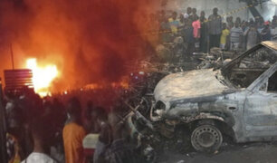 A más de 100 sube número de muertos por la explosión de camión cisterna en Sierra Leona