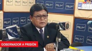 Agustín Luque: Poder Judicial dicta 9 meses de prisión preventiva contra gobernador de Puno