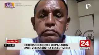 Huaycán: denuncian que colectivero fue baleado por no pagar cupos