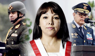 Mirtha Vásquez sobre pedidos de ascensos de las FF.AA.: en las próximas horas se tomarán decisiones