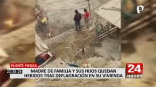 Puente Piedra: familiares de heridos por deflagración de gas piden que los trasladen a centro médico especializado