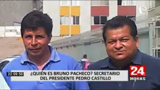 ¿Quién es Bruno Pacheco, el secretario de Pedro Castillo de quien se pide su renuncia?