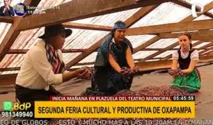 Mañana inicia la segunda feria cultural y productiva agroindustrial de Oxapampa en Lima