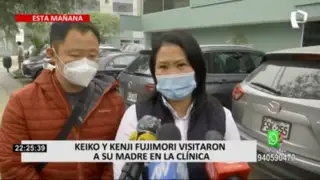 Keiko Fujimori se pronuncia por estado de salud de Alberto Fujimori y Susana Higuchi