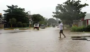 Puerto Maldonado: intensas lluvias inundan las calles de la ciudad