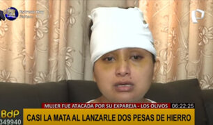 Los Olivos: mujer denuncia que expareja casi la mata lanzándole dos pesas de hierro