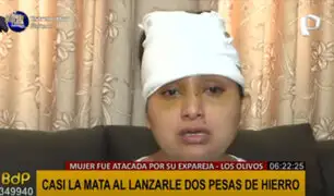 Los Olivos: mujer denuncia que expareja casi la mata lanzándole dos pesas de hierro
