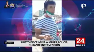 Sujeto discriminó a policía que le colocó una papeleta: "Soy de Lima, soy pituco y tengo clase"