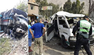 Al menos 2 muertos y más de 30 heridos deja choque múltiple en carretera de Huarochirí