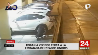 Surco: delincuente robó autopartes de una calle entera