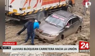 Huánuco: intensas lluvias dejan carreteras intransitables