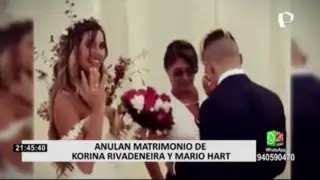 Mario Hart y Korina Rivadeneira tomaron con humor anulación de su matrimonio