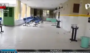 Huánuco: moderno hospital se encuentra abandonado hace más de cinco años