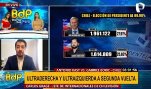 Carlos Grage sobre elecciones en Chile: “Encuestas anticipaban la presencia de extremos en segunda vuelta”