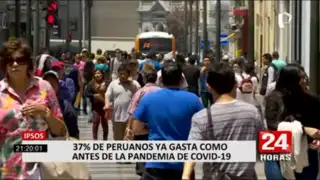 Ipsos: 37% de peruanos recupera su capacidad de gasto prepandemia