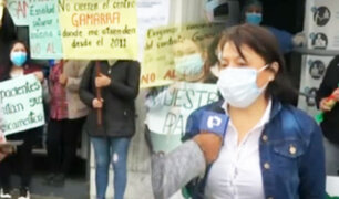 Vecinos protestan por posible cierre de policlínico en La Victoria