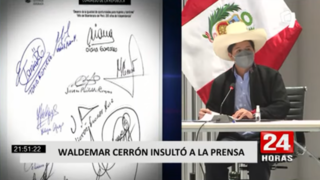 Oposición presenta moción de vacancia contra presidencia de Pedro Castillo
