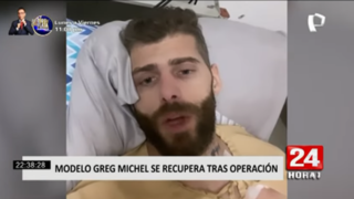 Modelo Greg Michel se recupera tras su operación
