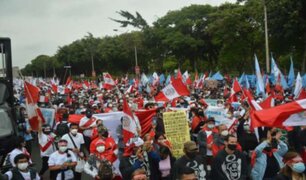 Marcha “Vacancia Ya”: ciudadanos marchan a favor de la salida de Pedro Castillo