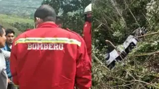 Amazonas: diez muertos deja caída de combi a un abismo en la carretera Belaúnde Terry