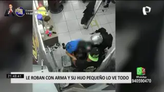 Chorrillos: delincuentes armados roban a barbero delante de su hijo