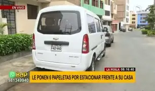 La Perla: denuncian que les colocan papeletas por estacionar autos frente a sus casas