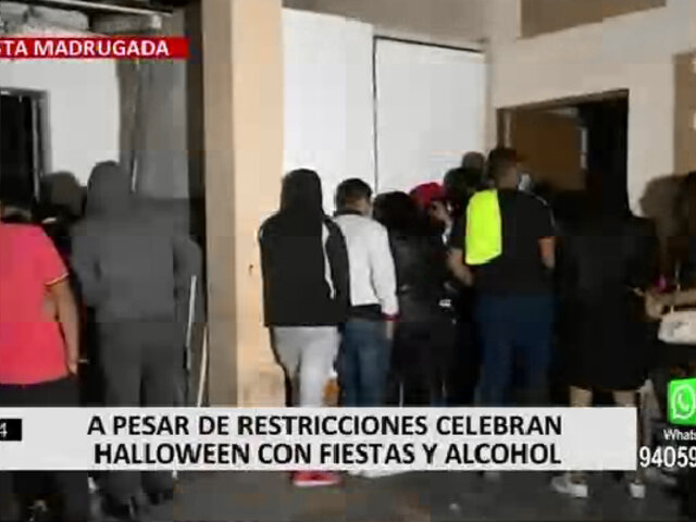 Cámaras registraron múltiples intervenciones por fiestas de Halloween