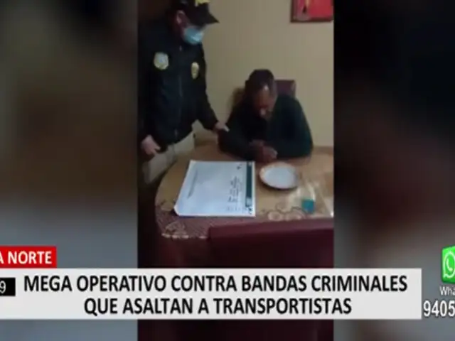 Lima Norte: detienen a 29 personas que se dedicaban a robar a transportistas