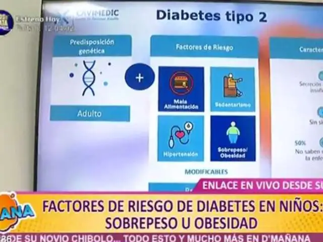 D´mañana: conozca los principales factores de riesgo de la diabetes infantil