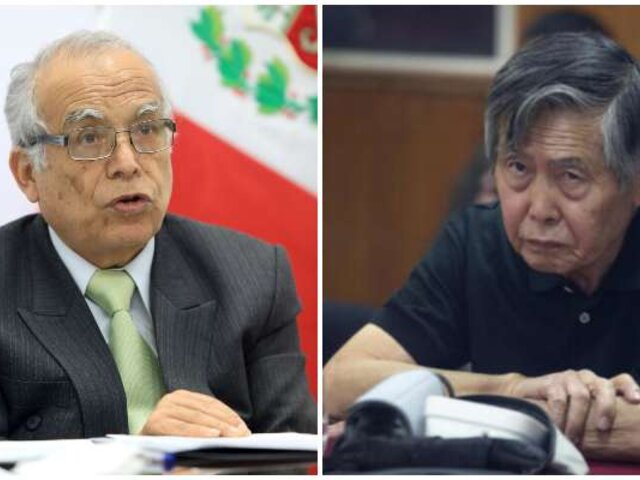 Aníbal Torres anuncia que evaluará eventual indulto para Alberto Fujimori si su estado de salud es grave