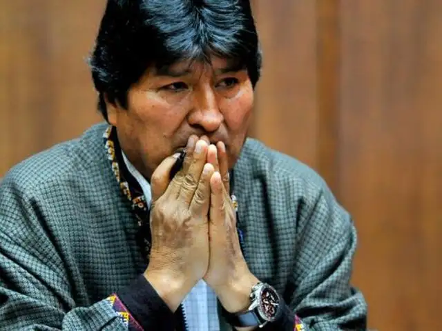 Evo Morales: Congreso aprueba declarar persona no grata a expresidente de Bolivia