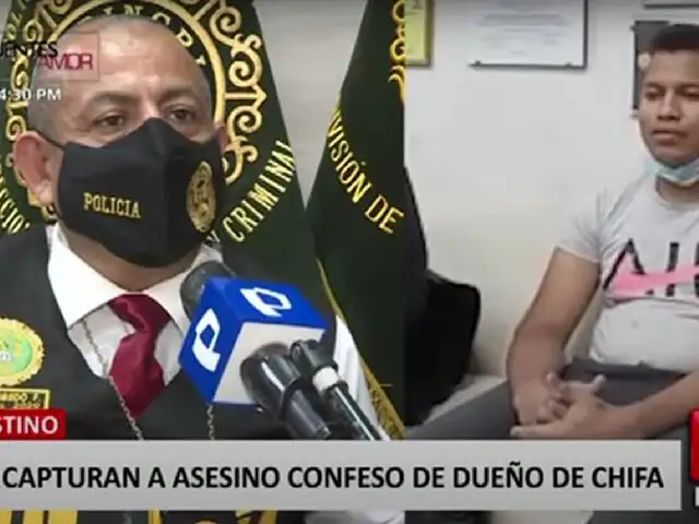 El Agustino: capturan a asesino confeso de ciudadano chino dueño de un chifa