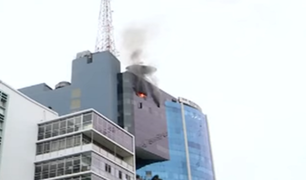Miraflores: alarma por incendio en edificio de oficinas