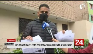 Callao: municipalidad responde tras denuncias de colocar papeletas por estacionar autos frente a sus casas