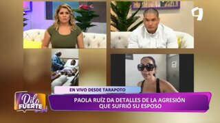 Paola Ruiz tras agresión que sufrió su esposo: "una persona sana mentalmente no ataca así"