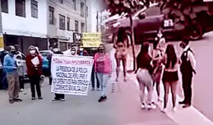 Vecinos salen a protestar contra la prostitución y la corrupción en SJM