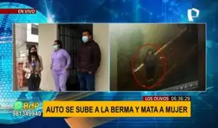 Terrible accidente en Los Olivos: conductor presuntamente ebrio sube a la berma y mata a mujer