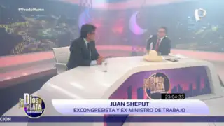 "Por Dios y por la plata": Juan Sheput habla sobre la posible moción de vacancia contra Castillo